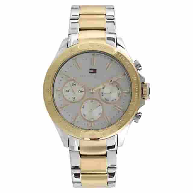 Tommy Hilfiger White Dial Multicoloured Chain Strap Watch TH1791226